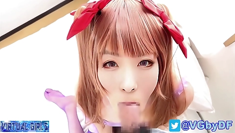 Sexy shemale with a petite body gets fucked in the bedroom