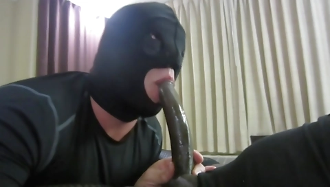 Ebony shemale with a big booty getting her pussy pounded