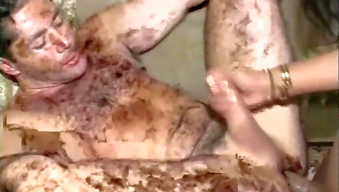 Hot shemale with a sexy body gets fucked by a dude