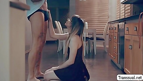 Bareback and deepthroat anal sex for a brunette 18+