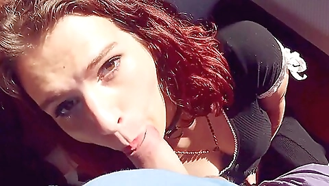 Red head girl with a tattooed body is going to do anal