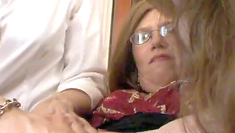 Mature woman takes her stepson's black dick deep in her pussy