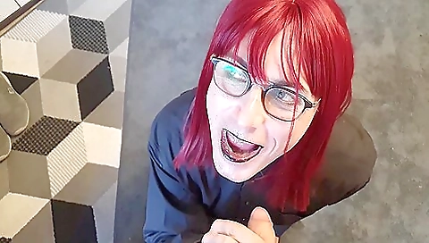 A redhead gets fucked in a porn compilation with many sluts