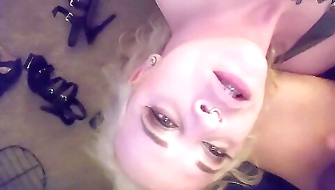 Busty blonde with a big ass is getting fucked in the ass